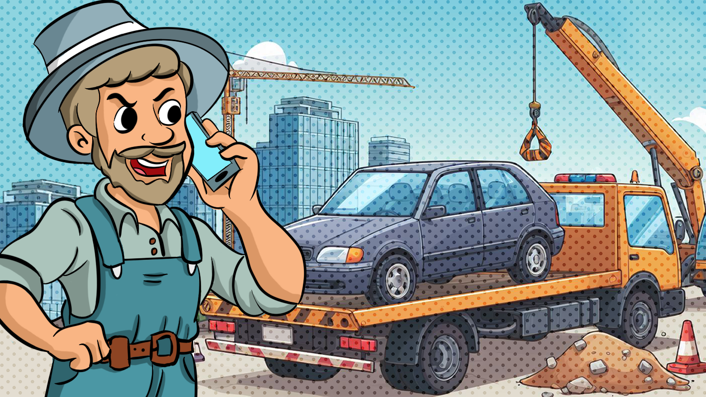 Towed Car Prankdial
